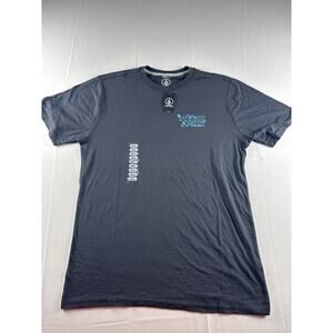 Volcom Stone Logo T Shirt Mens Small Gray NWT Skate Surf Tee